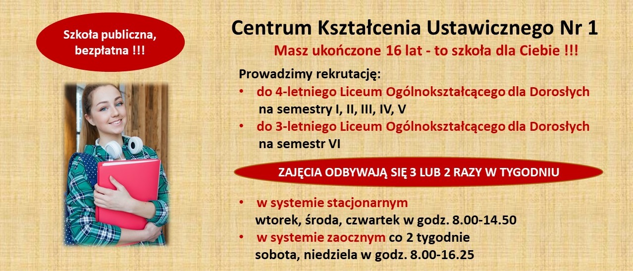 Centrum Kształcenia Ustawicznego Nr 1 w Warszawie